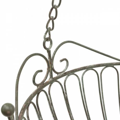 Floristik24 Bloemenmand decoratieve plantenmand roest white wash metaal Ø28/22cm set van 2
