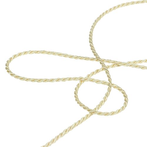 Floristik24 Koord Crème 2mm 50m