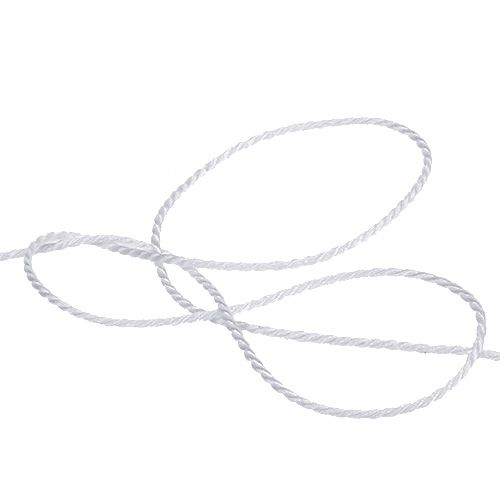 Floristik24 Koord wit 2mm 50m