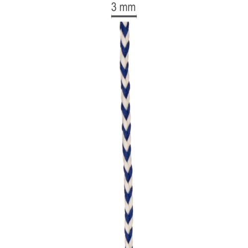 Gestreept cadeaulint/koord voor creatieve decoratie, 3 mm dik, 20 m lang | Floristik24.nl