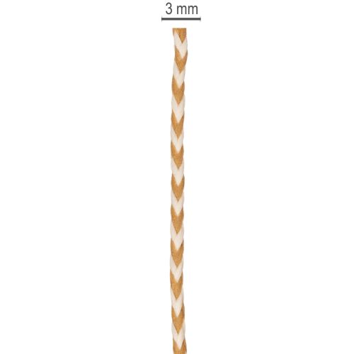 Cadeaulint, tweekleurig koord, 3 mm, 20 m | Floristik24.nl