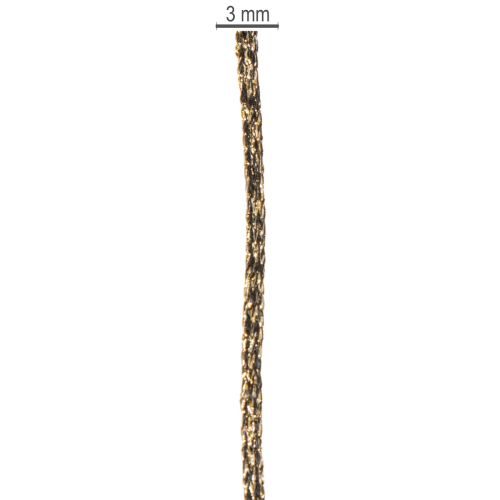 Glanzend koord voor het inpakken van cadeaus en decoratie, 3 mm, 20 m | Floristik24.nl