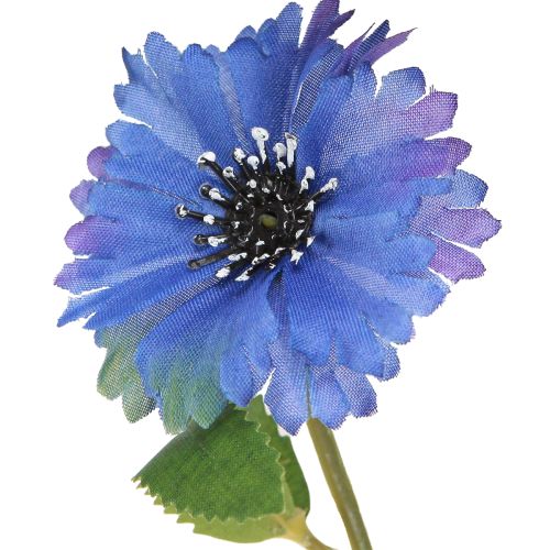 Floristik24 Korenbloem Kunstweide Bloemen in Blauw 55cm 6st