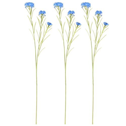 Artikel Korenbloemen kunstblauw kunstbloemen zomer 85cm 3st