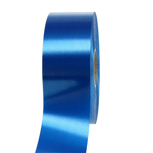 Floristik24 Krulband Blauw 50mm 100m