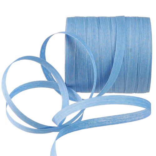 Floristik24 Krullint blauw duurzaam cadeaulint 10mm 100m