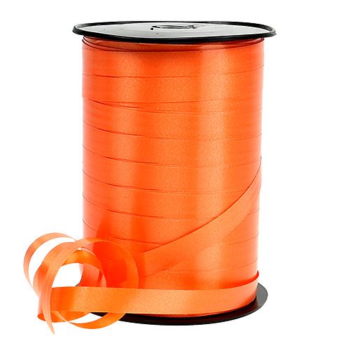 Ruchesband Ringelband Oranje 10mm 250m