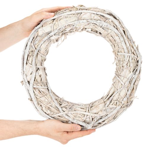 Grote deurkrans met takken, decoratie van 40 cm. | Floristik24.nl