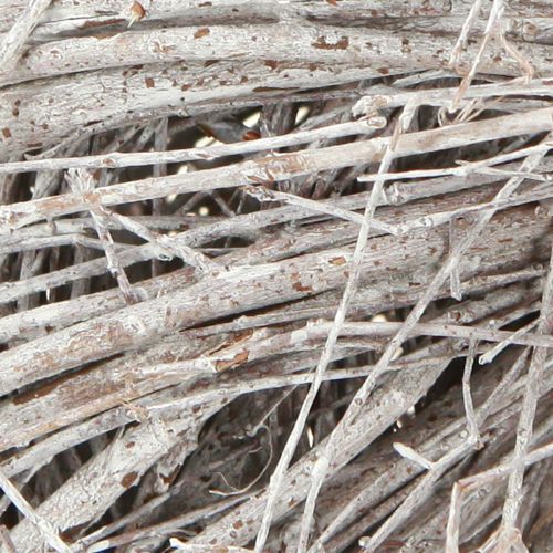Artikel Krans Iep Wit Decoratieve Krans Witgekalkt Natuurlijke Krans Ø25cm