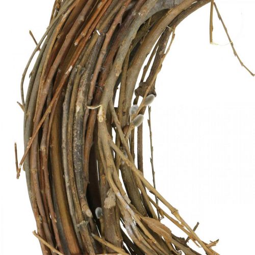 Floristik24 Krans wilgen deurkrans wilgenkrans deco krans natuur Ø40cm
