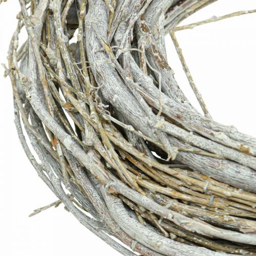 Floristik24 Krans wilgen deurkrans wilgen krans decoratieve krans natuur Ø30cm