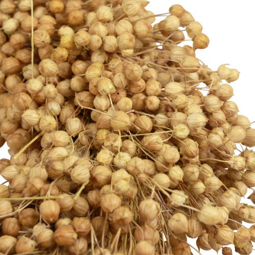 Floristik24 Boho sierkrans vlas sierkrans naturel krans droog Ø28cm