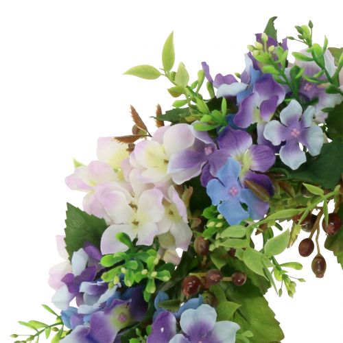 Artikel Krans Hortensia/Bessen Paars Ø30cm