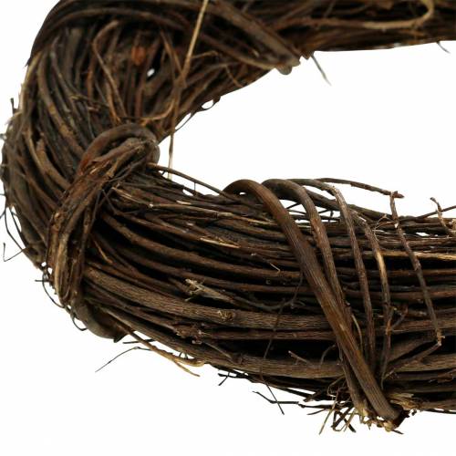 Floristik24 Decoratieve kranswilg Ø20cm naturel deurkrans of wandkrans