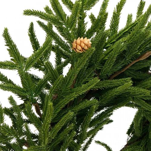 Floristik24 Kunst cipressenkrans met kegels Decoratieve cipressenkrans Ø55cm