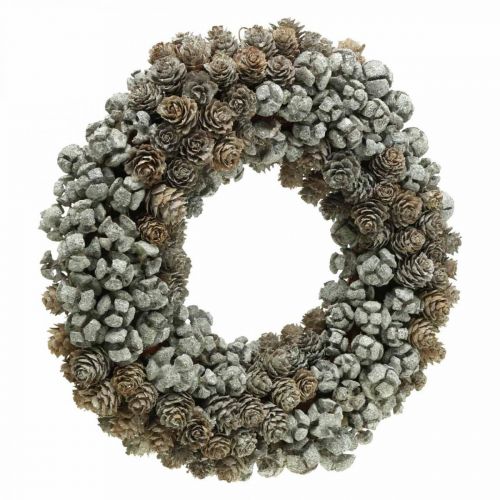 Floristik24 Deco krans kegels lariks cipres kerst tafelkrans Ø30cm