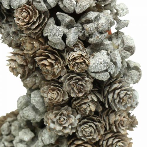 Floristik24 Deco krans kegels lariks cipres kerst tafelkrans Ø30cm
