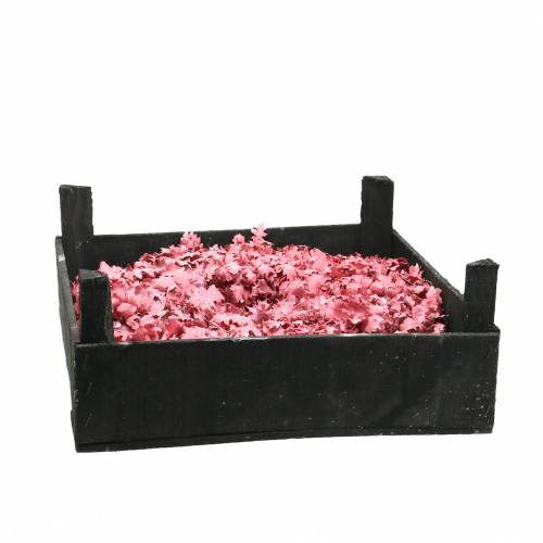 Floristik24 Krans van eikenbladeren roze gewaxt Ø38cm