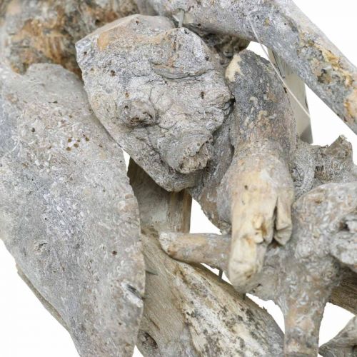 Floristik24 Krans wortelhout grijs natuurlijke decoratie wortelkrans Ø40cm H9cm