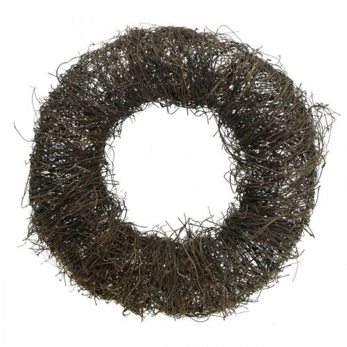Artikel Wijnrankenkrans donkerbruine krans voor wanddecoratie natuurlijke krans hout Ø35cm