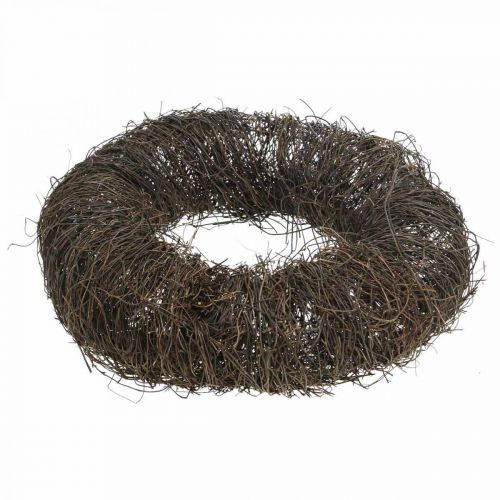 Artikel Wijnrankenkrans donkerbruine krans voor wanddecoratie natuurlijke krans hout Ø35cm