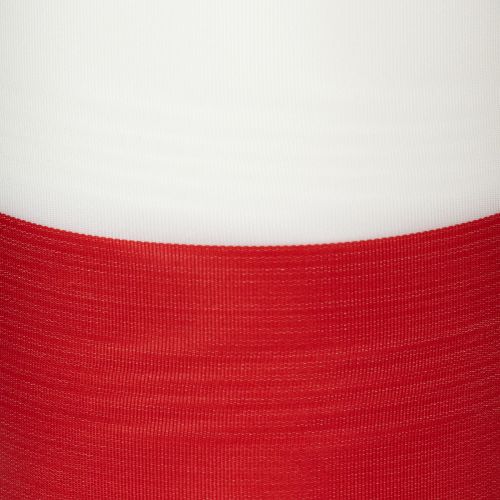 Wit en rood moiré kranslint, 125 mm - rouwlint, decoratief lint, striklint, feestlint, rol van 25 m | Floristik24.nl