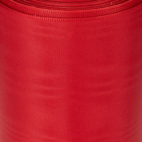 Artikel Rood kranslint 125 mm x 25 m - Lint voor rouwbloemen, belettering en decoratie