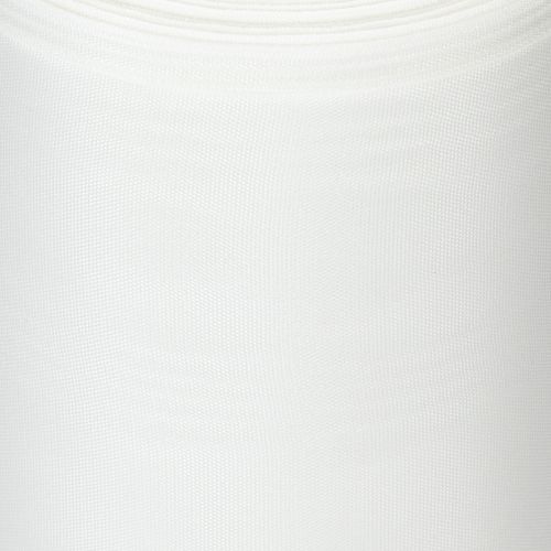 Wit kranslint 125mm 25m decoratief lint begrafenisdienst grafversiering | Floristik24.nl