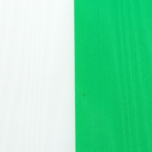 Artikel Kranslinten Moiré groen-wit 100mm 25m