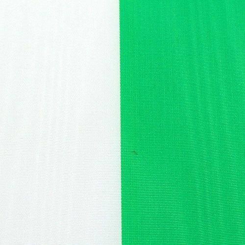 Artikel Kranslinten Moiré groen-wit 100mm 25m