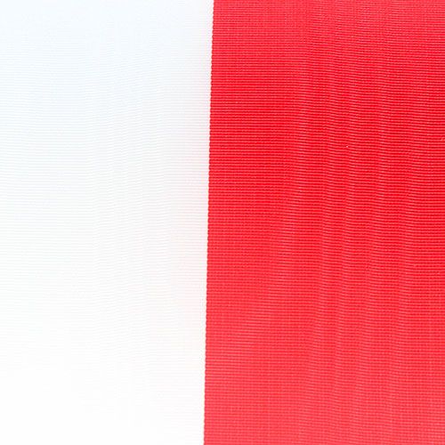 Kranslinten moiré wit-rood 125 mm