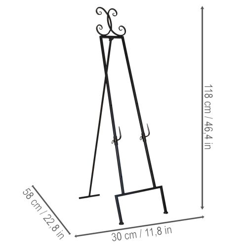 Artikel Decoratieve kranshouder met stabiele voet, perfect als veelzijdig accessoire, 118 cm