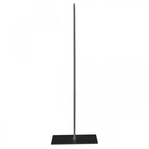 Floristik24 Kranshouder zwart metalen kransstandaard H30cm