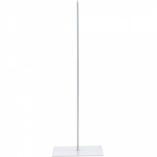 Floristik24 Kranshouder wit metalen kransstandaard H30cm