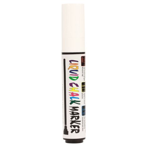 Floristik24 Krijtmarker marker krijtstift wit wateroplosbaar 15mm 1 stuk