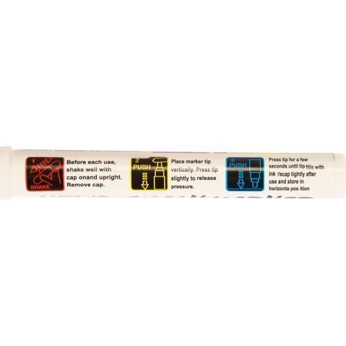 Artikel Krijtmarker marker krijtstift wit wateroplosbaar 3mm 1 st