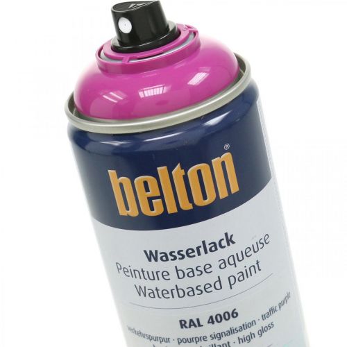 Artikel Belton vrije watergedragen verf roze verkeerspaars hoogglans spray 400ml