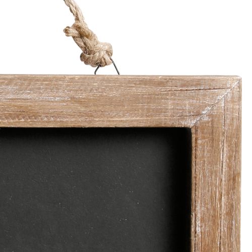 Floristik24 Krijtbord voor het ophangen van vintage houten plank naturel 40×30cm