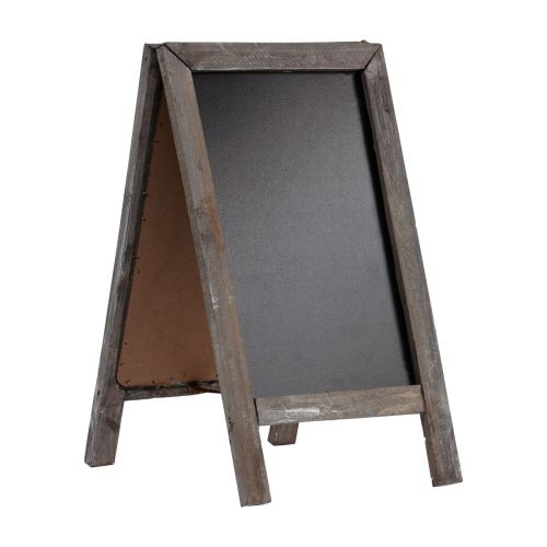 Artikel Krijtbord dubbelbord houten plank vintage standaard 18x32cm