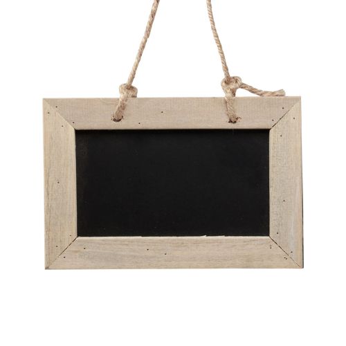 Floristik24 Krijtborden om houten bord op te hangen naturel 15x10cm 5st