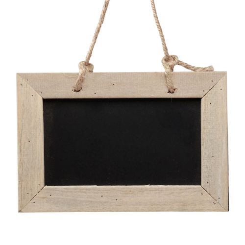 Floristik24 Krijtborden om houten plank op te hangen naturel 20×15cm 5st