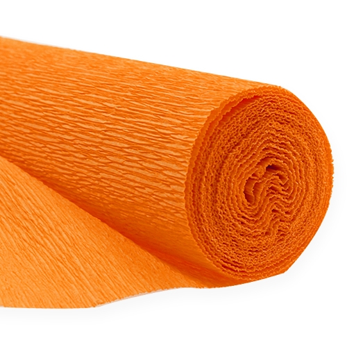 Bloemist crêpepapier Oranje 50x250cm