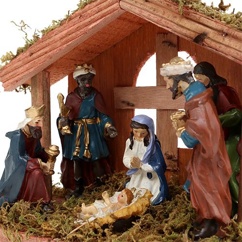 Artikel Kerststal 20cm x 9cm x 14cm