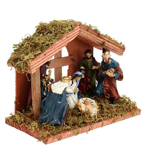 Artikel Kerststal 20cm x 9cm x 14cm