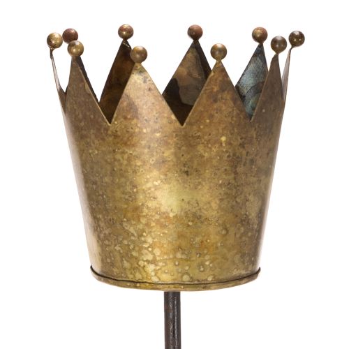 Decoratieve kroon op een stokje, vintage decoratie voor potplanten, 73 cm kopen | Floristik24.nl