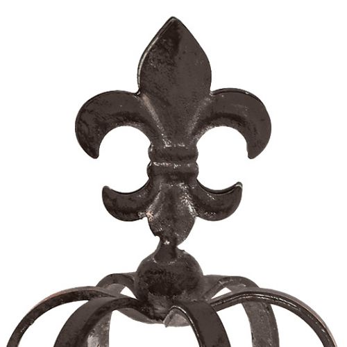Floristik24 Tuindecoratie, metalen kroon, decoratieve plug, metalen decoratie antieke look