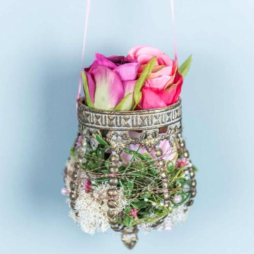 Floristik24 Kroon antiek goud Ø11cm H13cm