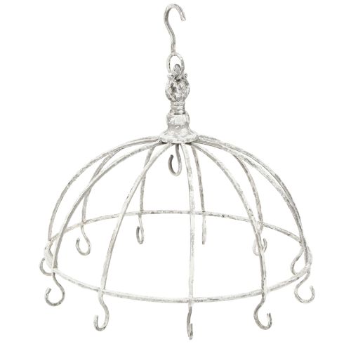 Artikel Keukenkroon Keukenhanger Metaal Wit Shabby Chic Ø31.5cm