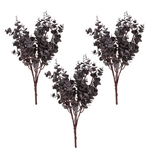 Artikel Kunst-eucalyptus Decoratieve takken Eucalyptus Violet 38cm 3st