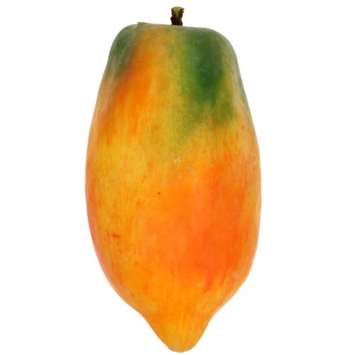 Floristik24 Kunstpapaya 13cm en 14cm geel, groen 2st